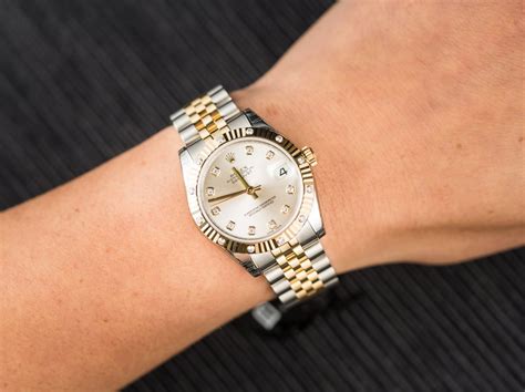 31mm rolex on mans wrist|rolex datejust 31 diamond.